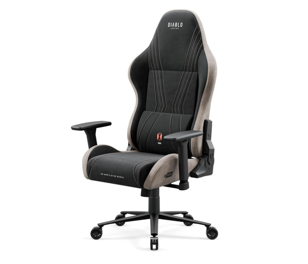 DIABLO Chairs X-Horn 2.0 Normal Size Camel Black Tkanina 1611 - 1271448 - zdjęcie 3
